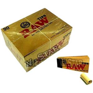 Raw Filtre Tips Non Blanchi (50 x 50)