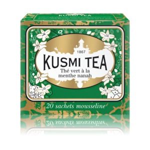 Kusmi tea Thé vert à la menthe nanah - Boîte 20 sachets