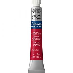Winsor & Newton Cotman Aquarelle Tube 8ml Alizarine Cramoisie Imitation