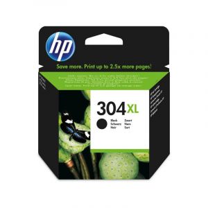 Hp 304xl cartouche d'encre noire authentique (n9k08ae) pour hp deskjet 2620/2630/3720/3730 hp