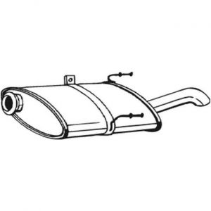 Bosal Silencieux Arri&egrave;re 190-295