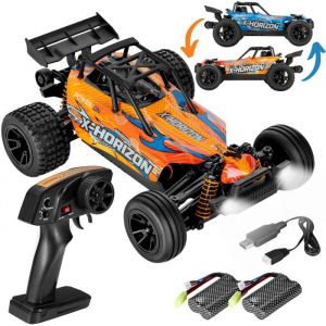 Overmax X-Horizon 2,4 GHz, 1:18, Jusqu’à 30 km/h, 4×4, 2 Batteries, intérieur/extérieur, 2 carrosseries, dès 8 Ans