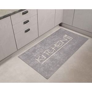 Nazar Tapis Moderne - STAMPA 8170 Kitchen - Gris - 100% polyester - 80x150 cm - Intérieur