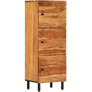 Image de VidaXL Buffet haut 40x33x110 cm bois massif d'acacia