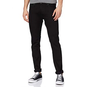 Image de Lee Filters Luke, Jean slim Jean slim Homme, Noir (Black Rinse 47), 30W/32L