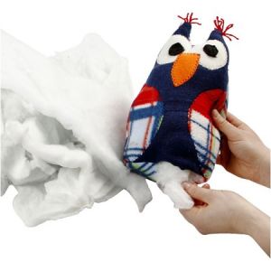 Creotime Résidus de ouate polyester, 3 kg