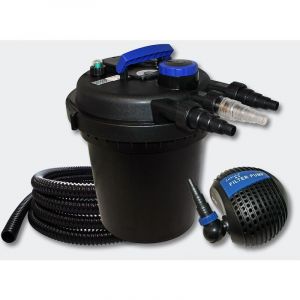 Kit de Filtration à Pression 6000l Stérilisateur UVC 11W Pompe Tuyau