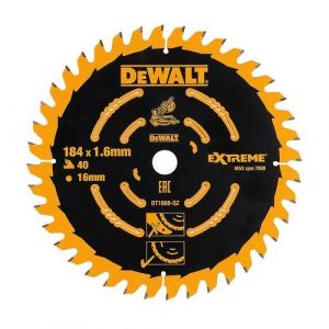 Dewalt Lame de scie circulaire, 184/16 mm, 40 dents, pour DCS365 - DT1668-QZ
