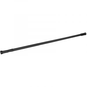 Douceur d'intérieur, Tringle de Douche Extensible (75 < 115 cm) Hydro Noir, Aluminium
