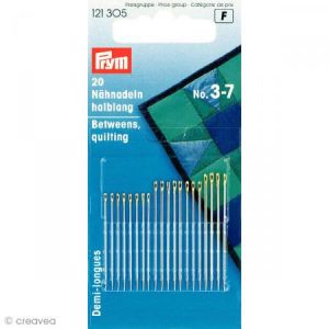 Image de Prym Aiguille à coudre demi-longue assortiment n°3/7 x 20