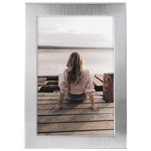 Hama Cadre photo en aluminium argenté 15 x 20 cm