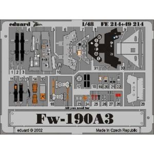 Eduard MAQUETTE FW 190 A 3 TAMIYA 1/48 FE214