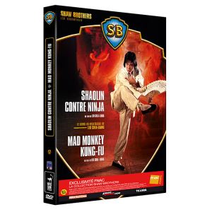Coffret Shaw Brothers - Le Kung-Fu Hyst&eacute;rique De Lui Chi-Liang - Shaolin Contre Ninja + Mad Monkey Kung-Fu