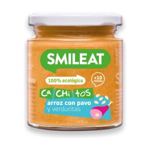 Smileat Ca-Chi-Tos Tarrito Arroz con Pavo Verduras Eco +10m 230g