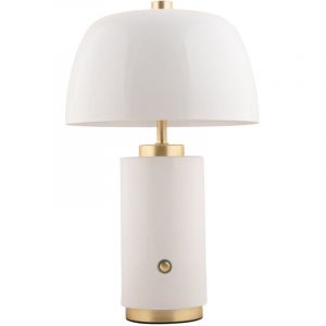 Present time Lampe de table champignon freya, sans fil, ø 18 cm