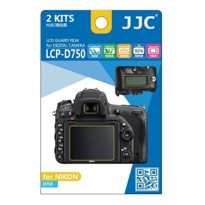 Jjc Lot de 2 films de protection pour Nikon D750 (LCP-D750)