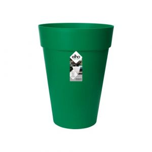 Elho Loft Urban Rond Haut Pot De Fleurs, 35 cm, Vert Jardin