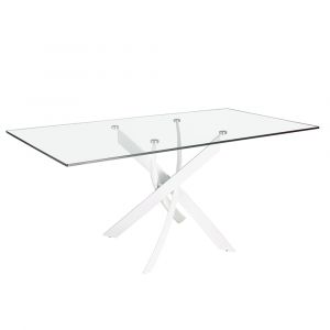 Image de Table de salle à manger rectangulaire en verre Angel Cerdà
