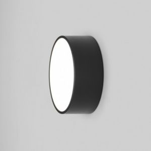 Image de Astro Lighting Kea petit rond noir extérieur conduit Flush Lighting 8020