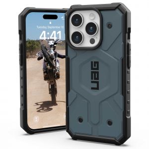 Image de Urban Armor Gear UAG Coque Pathfinder MagSafe iPhone 15 Pro - Cloud Blue