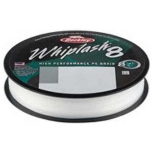 Berkley Whiplash8 Fishing Line Unisexe, Cristal, 0.010 in|0.25 mm, 88 LB|40 kg, 164 yd|150 m