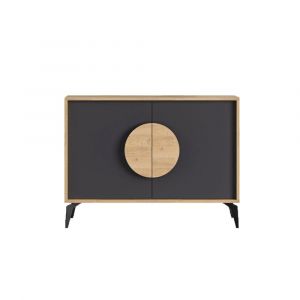 Calicosy Buffet 2 portes avec pieds en métal L110 cm - VAE