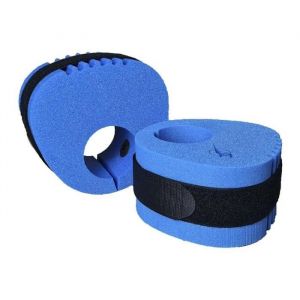 Chevillère, protège-poignet et bracelet Leisis en mousse bleu enfant