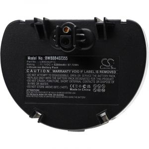 Vhbw Batterie compatible avec Water Tech Pool Blaster Pro 900, Precision 2.0 Li nettoyeur de piscine (5200mAh, 11,1V, Li-ion)