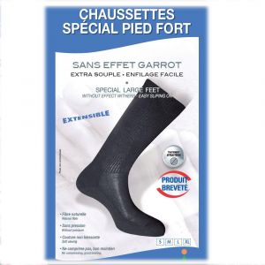 Innov'Activ Chausettes extra souples sp&eacute;cial pied fort - Taille 38/40