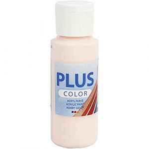 Plus color Peinture acrylique, pale rose, 60 ml
