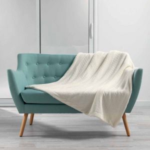 Image de Plaid doux (150 cm) Zema Ecru