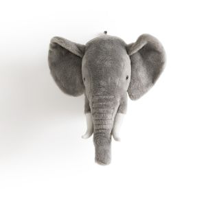 Décoration murale enfant tête d'éléphant, Hayi Gris