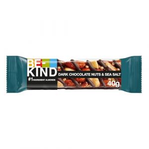 Be-Kind Chocolate Negro Frutos Secos y Sal 40g
