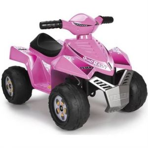Quad électrique 6V Racy FEBER Rose
