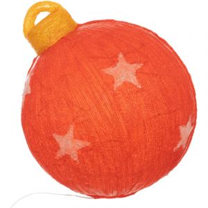 Déco de Noël lumineuse Grande Boule 60 LED H 37 cm