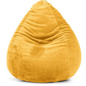 Image de Pouf Softy xl Moutarde - Moutarde