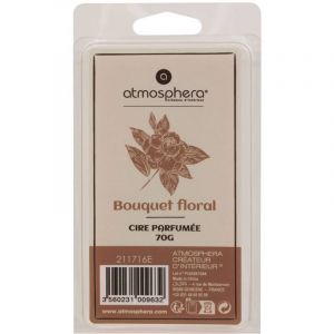 Atmosphera Cire parfum&eacute;e Laura orange L5,5xp2xH10,2cm cr&eacute;ateur d'int&eacute;rieur