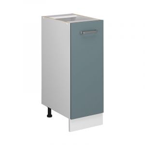 Meuble Bas Universel R-Line, 30 Cm Avec Porte, Sans Plan De Travail, Bleu-Gris, Vicco