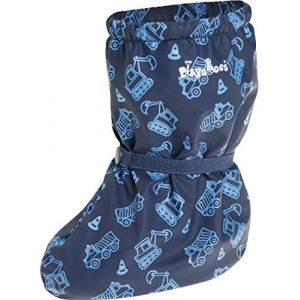 Image de Playshoes Couvre Chaussure Imperméables avec Doublure Chantier, Pluie Garçon Unisex Kinder, Bleu