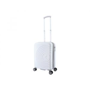 Bagage à Main - ELLE Follies - Valise de voyage / Valise / Bagage / Trolley - 55 cm (Petite) - Blanc