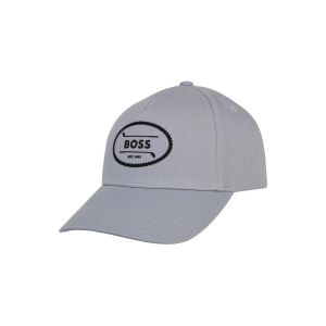 Hugo Boss BOSS Casquette Casquette Golf - Gris - Pyer-Golf en twill avec visi&egrave;re