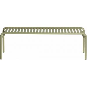 Image de Petite friture Table basse Week-End / Large - 127 x 51 cm vert jade en métal