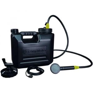 Kit de Douche Électrique Extérieure - Ridgemonkey - Pompe Portable - Batterie Rechargeable - Noir