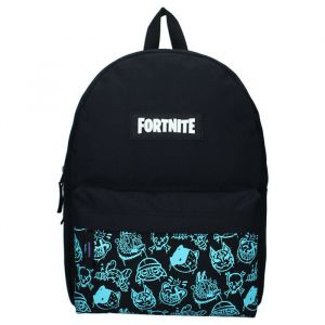 Vadobag Sac à dos FORTNITE Battle Royale 1 compartiment noir et bleu