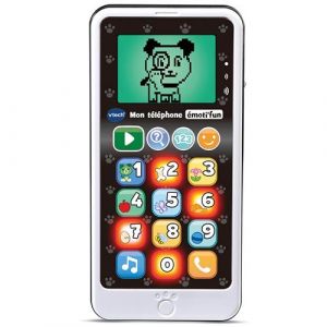 Vtech Mon t&eacute;l&eacute;phone &eacute;motifun noir et blanc