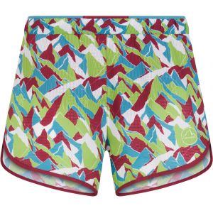 La Sportiva Timing Short Femme, Multicolore L Pantalons course à pied