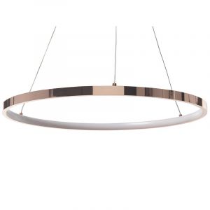 Image de Beliani Lampe LED suspendue ø 50 cm rose doré JORDAN