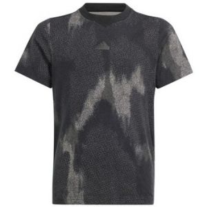 Adidas AOP T-shirt Garçons - Noir, Gris