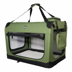 SPOCADO "Palace" Sac de transport pour animaux 70 x 52 x 52 cm vert