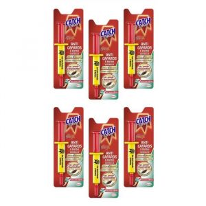 Catch Lot de 6 Seringues 10 g Gel Anti-Cafards et Blattes